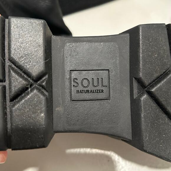 SOUL NATURALIZERS Olga Tall Boots NEW $179 Faux Leather Upper Size 8.5W - Picture 9 of 10